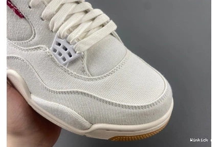 'WHITE' X JORDAN 4 AIR LEVI'S 0720